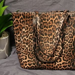 Cheetah Print Tote